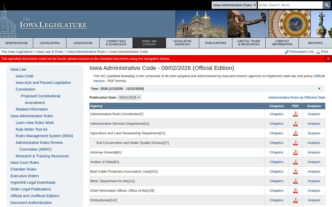 Iowa jail record rule for Chickasaw County arrest records